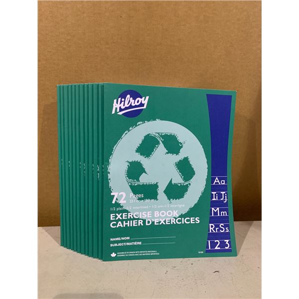 Lot of 12 Hilroy 72 Page Exercise Books