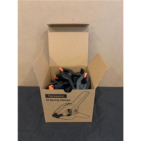 Lot of 20 Spring Clamps Clips