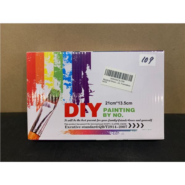 DIY Paint by Number 21cm x 13.5cm - Frameless