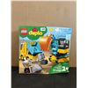 Image 1 : LEGO Duplo Truck & Tracked Excavator Set - 20 pcs - 10931