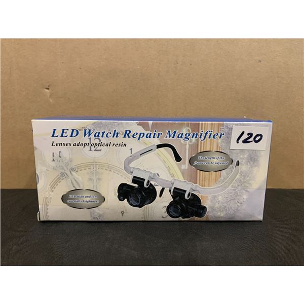 LED Watch Repair Magnifier Glasses