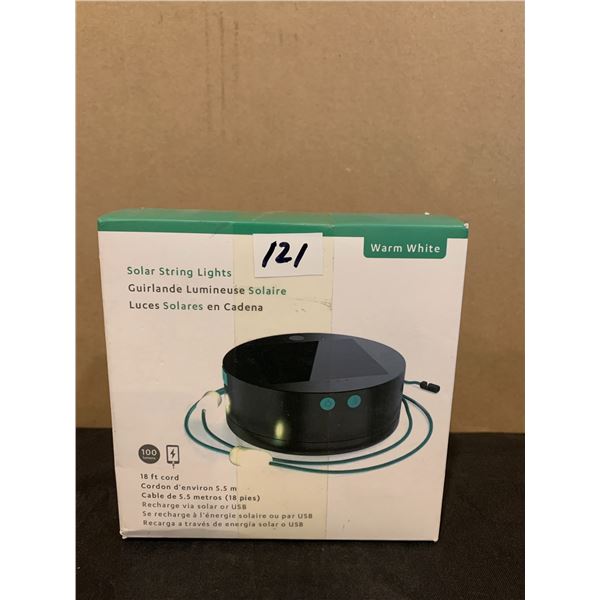 Solar String Lights - Warm White - 18 FT Cord