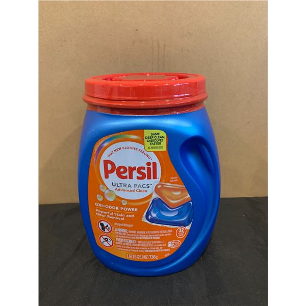 Persil Ultra Pacs Advanced Clean - Oxi + Odor Power Detergent - 32 Pacs