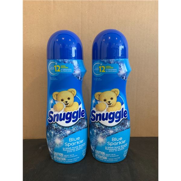 Lot of 2 Snuggle Blue Sparkle In-Wash Scent Booster - 1.31 LB