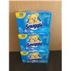 Image 1 : Lot of 3 Snuggle Cuddle-Up Fresh Dryer Sheets - 120 Sheets