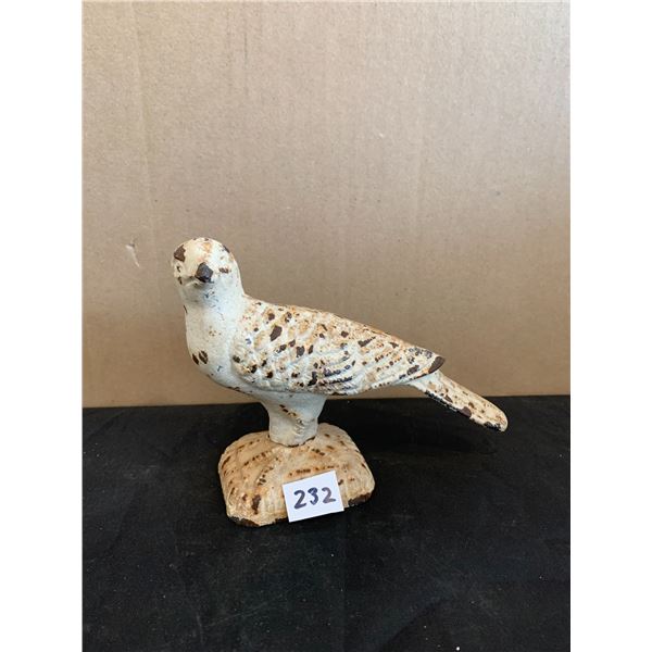 Cast Iron Vintage White Dove