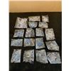 Image 1 : 32 PCS Crystal Ornament Set With Silver Rope