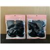 Image 1 : 2 x Ondaring 4 PCS Velvet Makeup Powerpuff Triangle Puffs
