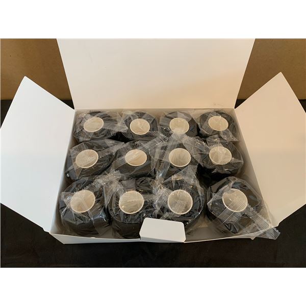 12 Rolls - 2 IN x 5 YD - Black Cohesive Badages