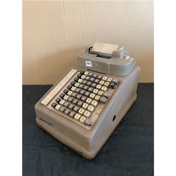 Burroughs Adding Machine - Calculator - Hand Crank As Is
