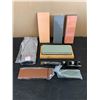 Image 1 : HARFINGTON Sharpening Stone Set - 400/1000/3000/8000 Grit Dual Sided