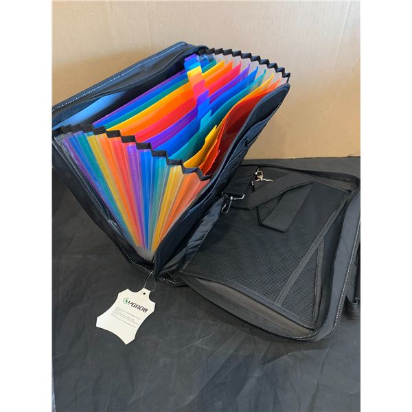 PU Leather Accordion Accounting Binder