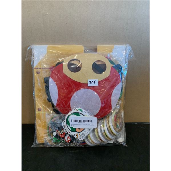 100 PCS Mario Birthday Party Favors