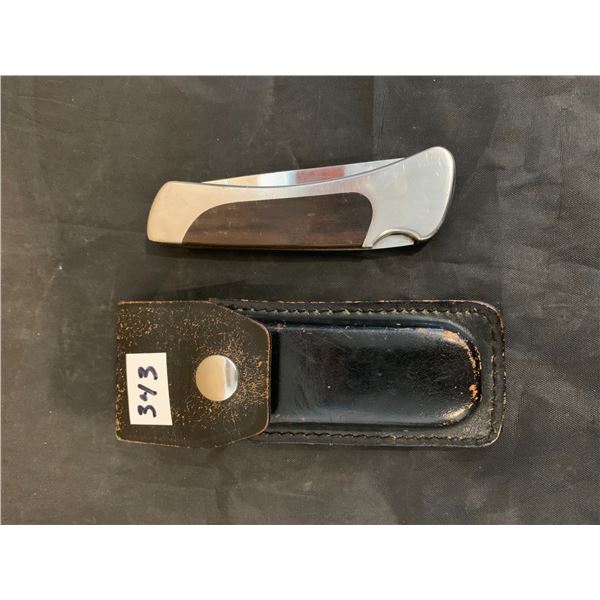 Vintage 1980s RUKO P-302 Seki Japan Folding Pocket Knife - 3.25"