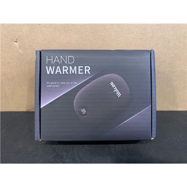 Double Sized Heat Hand Warmer and Mobile Power Supply - White