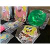 Image 2 : Lot of 3 Sets of Spongebob Square Pants Birthday Balloons and Decorations