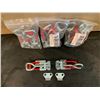Image 2 : Lot of 4 Packs of Adjustable Toggle Catch Latches with Rubber Handle - Total 8