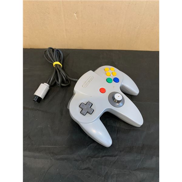 Original N64 Nintendo Gray Controller - Stick is Tight