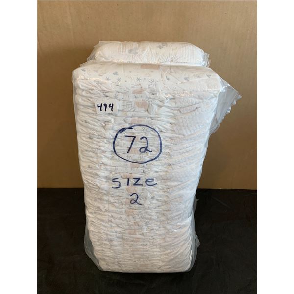 Lot of 72 Size 2 Huggies Diapers