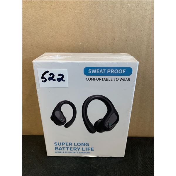 Super Long Life Battery Wireless Sports Earbuds - Sweat Proof