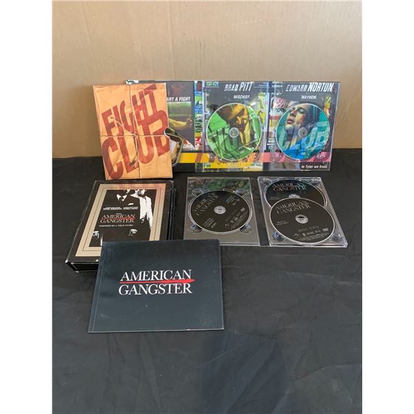 Lot of 2 DVD's - Fight Club & American Gangster 3 Disc Collection