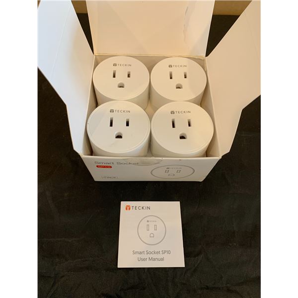 4 Pack Teckin Smart Sockets SP10