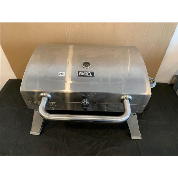 Backyard Grill Stainless Steel Table Top Gas Grill