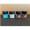 Image 1 : Lot of 4 Hemway Glitter Containers - Assorted Colors