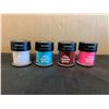 Image 1 : Lot of 4 Hemway Glitter Containers - Assorted Colors