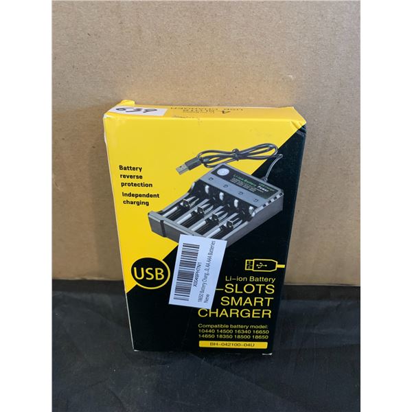 4 Slot Smart Charger Battery