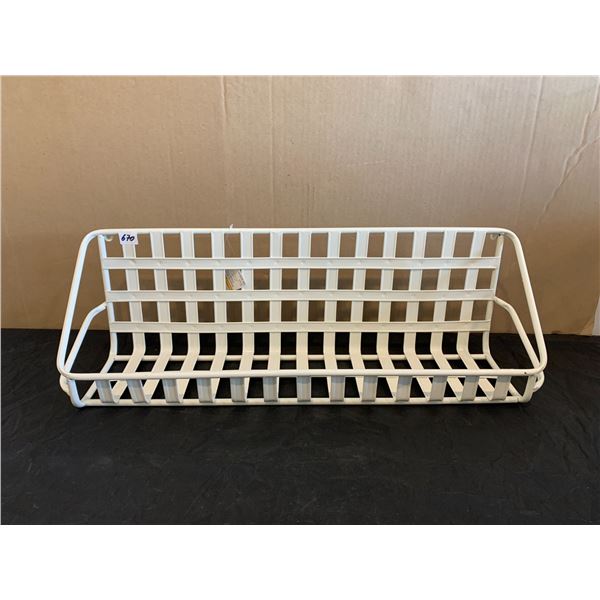 Fall Happy Harvest Metal Wall Shelf - 24" x 8"