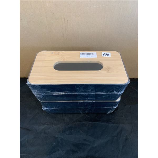 Lot of 2 Tissue Box Covers