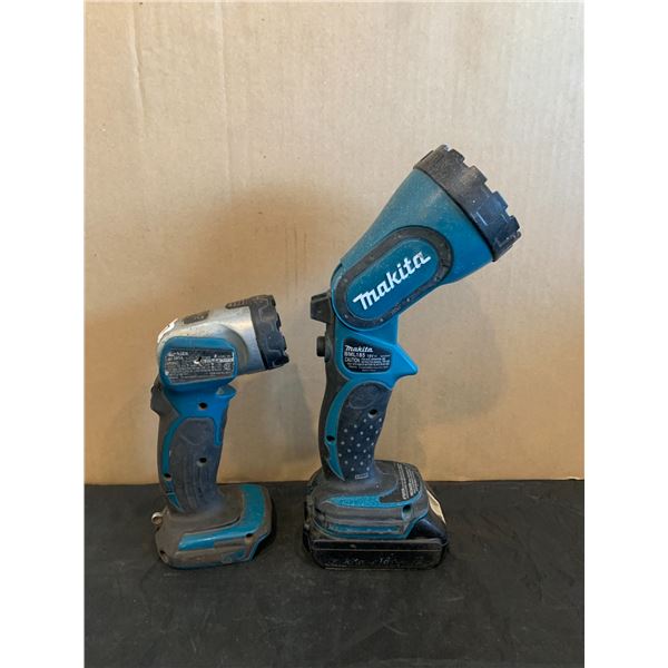 Lot of 2 Makita Flashlights