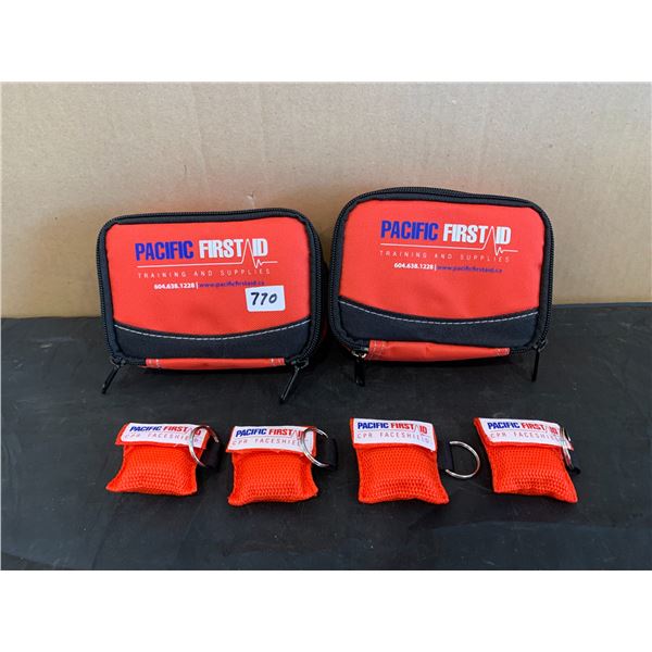 Lot of 2 Pacific First Aid - Empty First Aid Kits