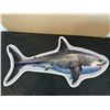 Image 1 : Shark Shaped Plush Rug - Non Slip - 39" x 19.5"