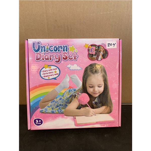Unicorn Diary Set - With Lock