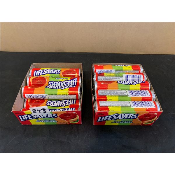 2 Packs of Life Savers Five Flavors - 22 in Total