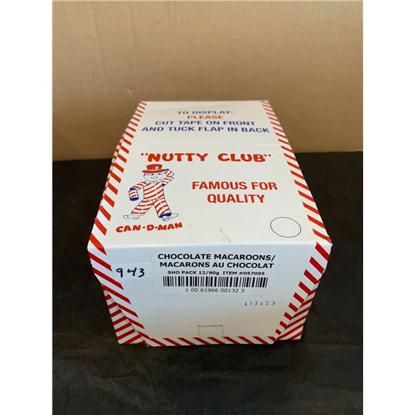 Nutty Club Chocolate Macarons 12x 90g
