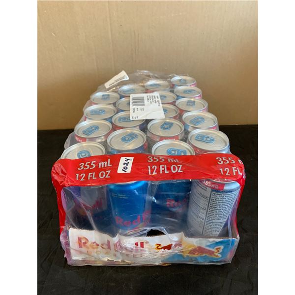 Open Case - Lot Of 20 Red Bull Sugar Free Energy Drinks 355ML