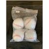 Image 1 : Lot of 4 Baseballs
