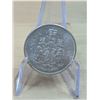 Lot 35-1) Canadian silver 50c 1964
