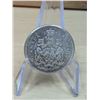 Lot 16-1) Canadian silver 50c 1963