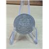Lot 22-1) Canadian silver 50c 1963