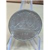 Lot 25-1) 1 Canadian silver Dollar 1966