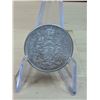 Lot 30-1) Canadian silver 50c 1965