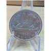 Lot 65-1) 1 Canadian silver Dollar 1965