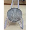 Lot 74-1) Canadian silver 50c 1966