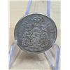 Image 1 : Lot 148-1) Canadian silver 50c 1966