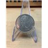 Image 3 : Lot 66-1) Canadian silver 50c 1966