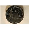 1986-S US PROOF "LIBERTY" HALF DOLLAR IN HARD